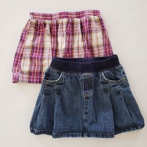 Gymboree Mini Skirts Lot of 2 Size 7